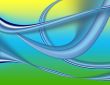 Abstract Computer Background - Yellow, Blue, Green
