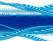 Abstract Computer Background - Blue Waves