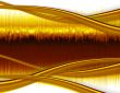 Abstract Computer Background - Gold Waves