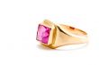 ring with ruby