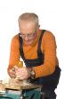 elderly carpenter
