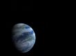 Kind of the Earth and stars from space