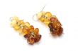 amber ear ring