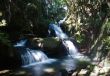 Waterfall with blurred water flow