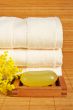 Towels and soap