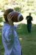Throwing football