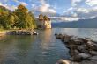Fortress ?hillon  on lake Leman