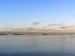 Water landscape with clouds
