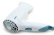 Blue hair-drier on white