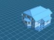 3d model the house, worth on a digital surface