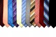 Group of different coloured ties