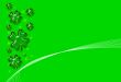 Green Shamrock Background