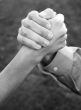 hands clasping