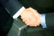Businessman handshake