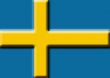 Embossed Swedish flag