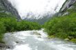 Clouds and cold river