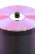 Purple CDs on spindle