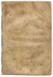Old textured paper with decrepit edge (scan).