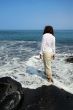 Black sand beach on Big Island