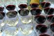 champagne glasses filled with alcohol