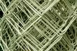 Metal net in close up