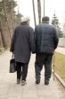 senior couple strolling