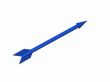 the dark blue arrow