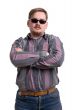 man in black glasses