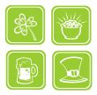 green Irish symbols