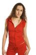 sporty girl in red