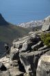 climbing in the mountains