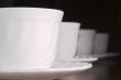 White tea cups