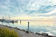 Sunset over lake Garda