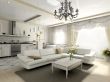 Interior of the apartment in classic style