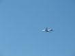 Airplane in a sky