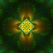 Green and Yellow Symmetrical