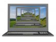 Recursive 3D  image of laptops.