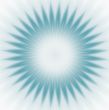 Blue Star Burst Abstract