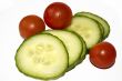 cucumber and tomato