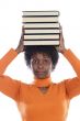 Woman with books