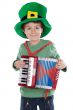 Child whit hat of Saint Patrick`s