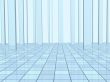 Abstract background with columns and a tiled floor