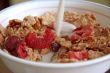 Raspberry breakfast cereal