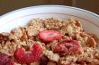 Raspberry breakfast cereal