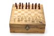 chess board on white background