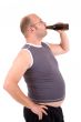 Drinking from the bottle