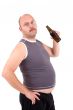 Having a beer