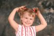 child keeps hairs