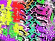 Psychedelic abstract pattern