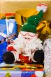 Santa puppet with gifts